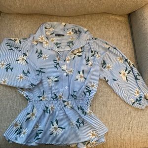 Papermoon Women’s Long Sleeve Peplum